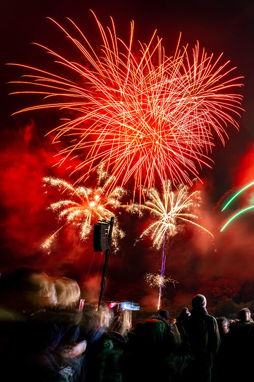Fireworks on bonfire night